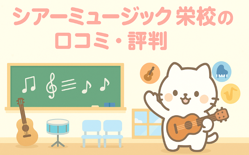 シアーミュージック栄校の口コミ・評判