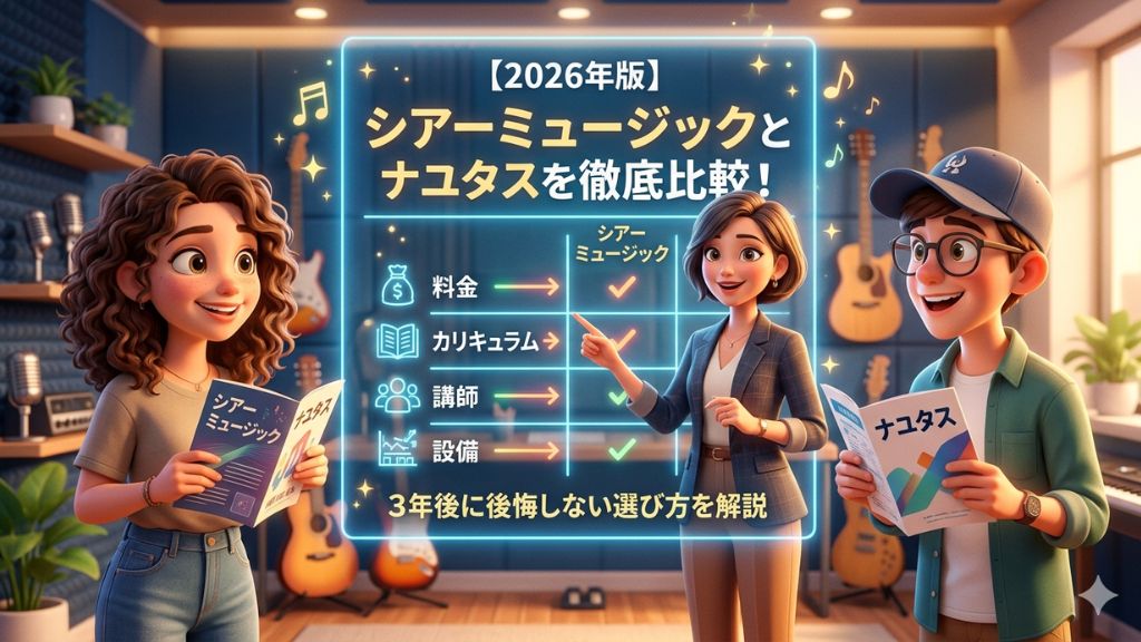 シアーミュージック　ナユタス　比較