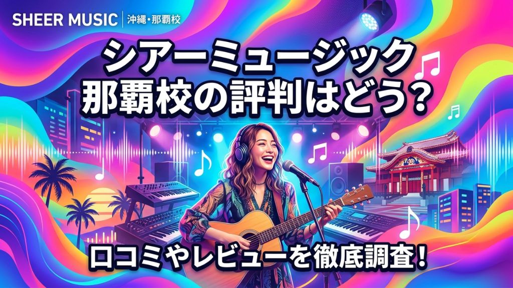 シアーミュージック 那覇校の評判はどう?口コミやレビューを徹底調査